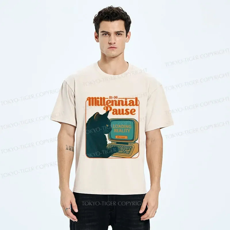 Japanese Washed T-Shirt for Summer