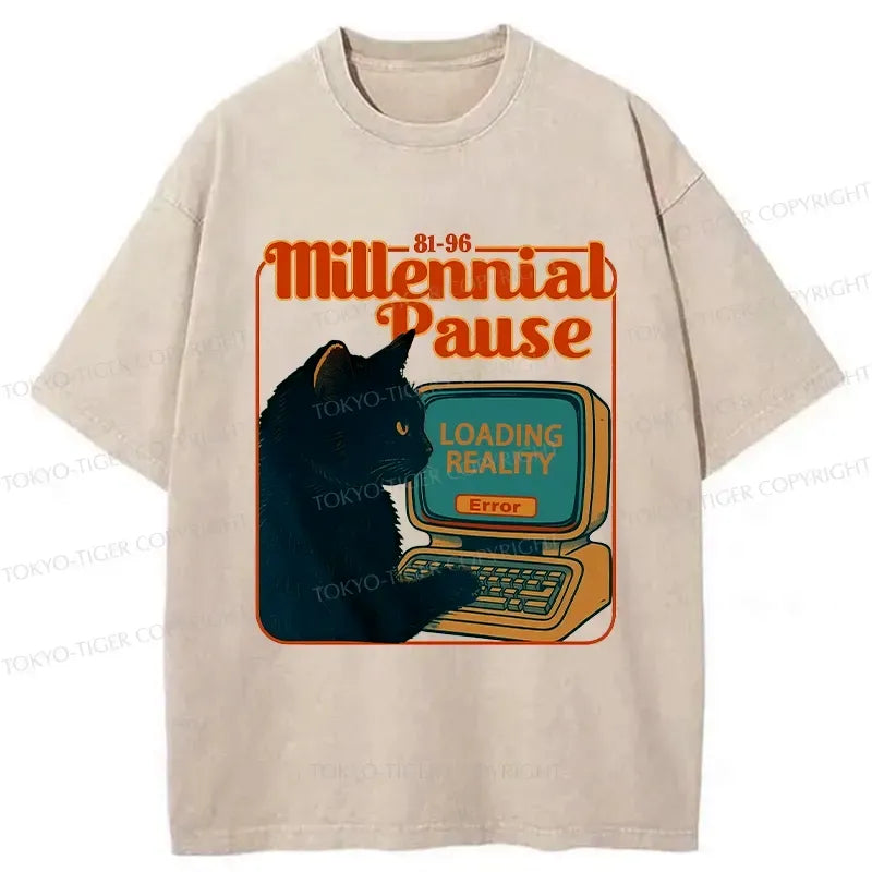 Japanese Washed T-Shirt for Summer