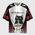 Trendy Oversized Kyoto Cat Jersey for Sports