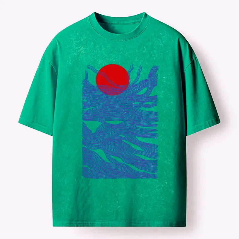 Kyoto-Lion Branches And The Sun Washed T-Shirt