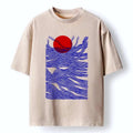 Japanese woodblock print t-shirt on sale