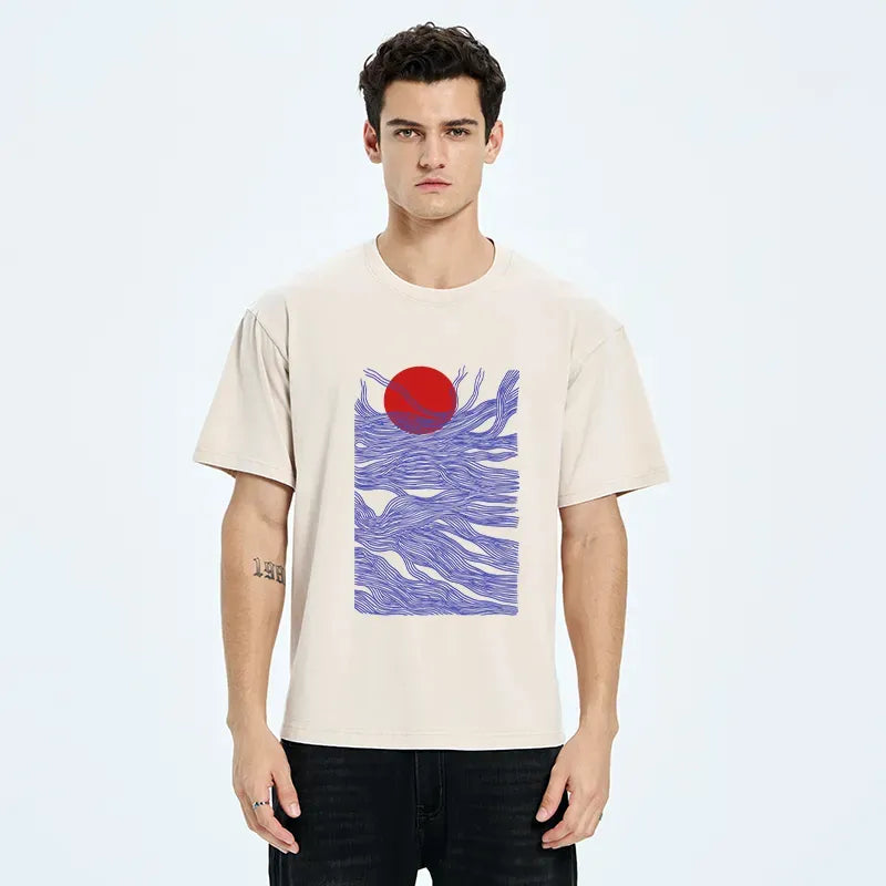 Kyoto-Lion Branches And The Sun Washed T-Shirt