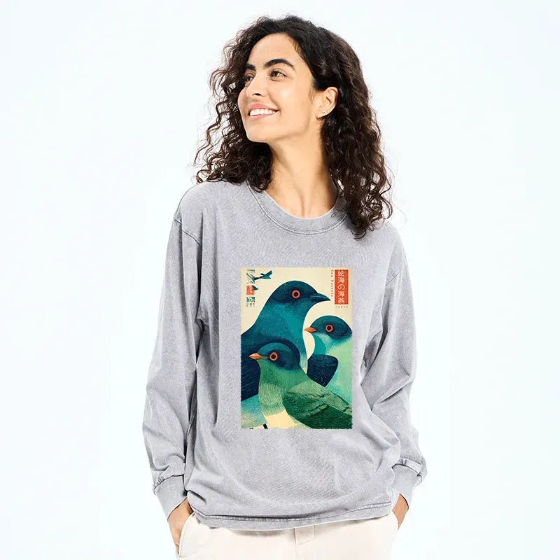 Kyoto Japanese Art Long Sleeve T-Shirt