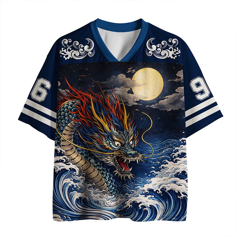 Storm Dragon Mesh Jersey for Daily Wear