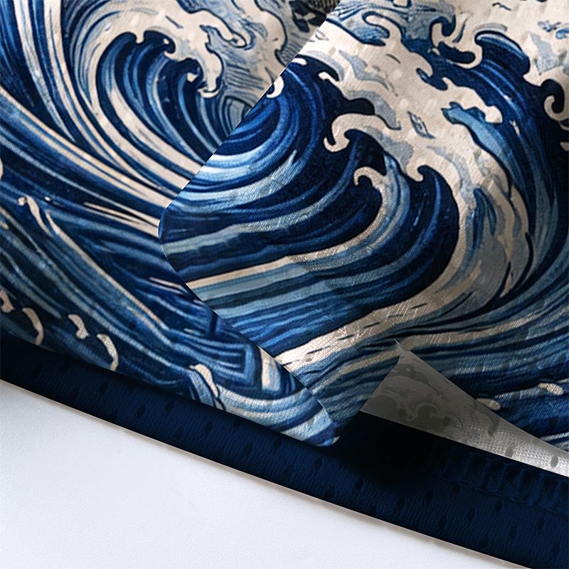 Kyoto-Lion Storm Dragon Of The Wild Waves Mesh Jersey