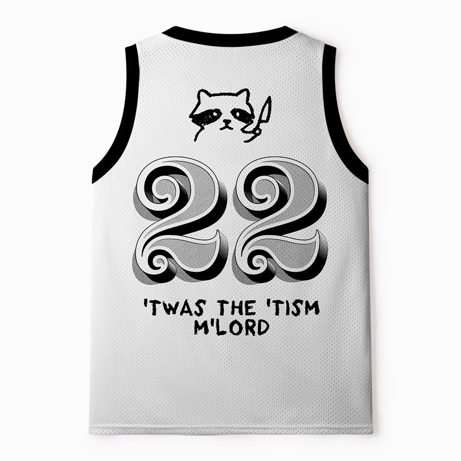 Kyoto-Lion Autism Meme Samurai Raccoon Ronin Mesh Tank Top