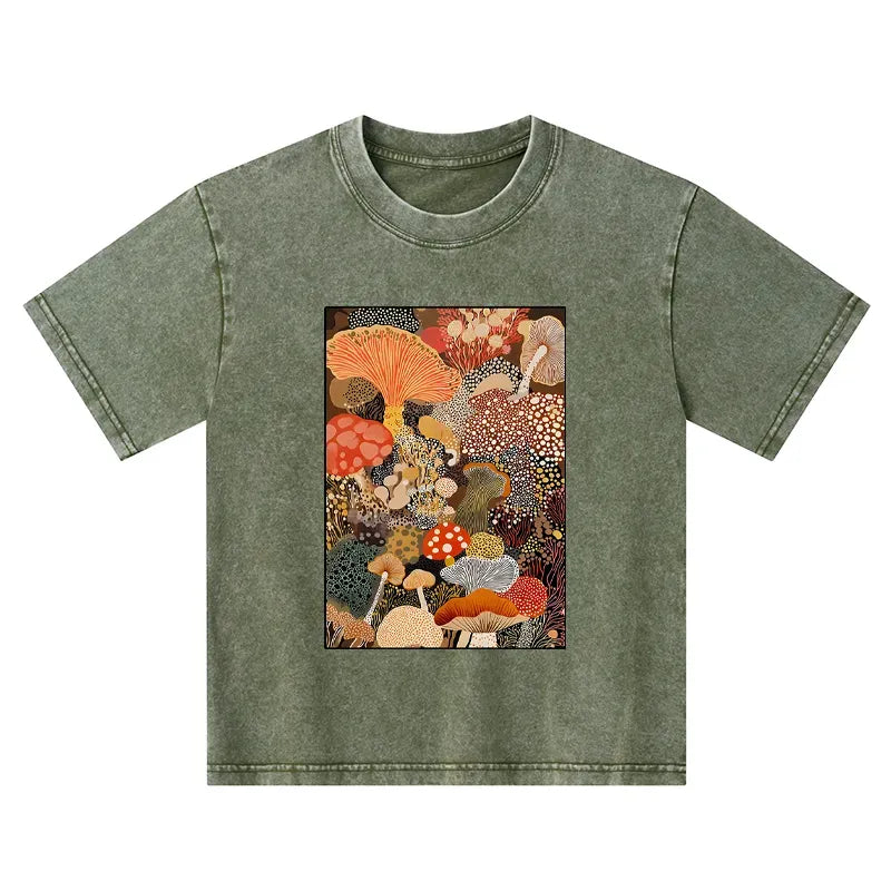 vintage ukiyo e washed tee for kids gift idea