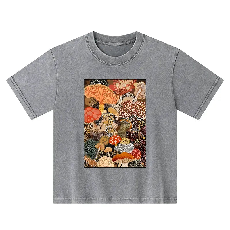 vintage ukiyo e washed tee for kids gift idea