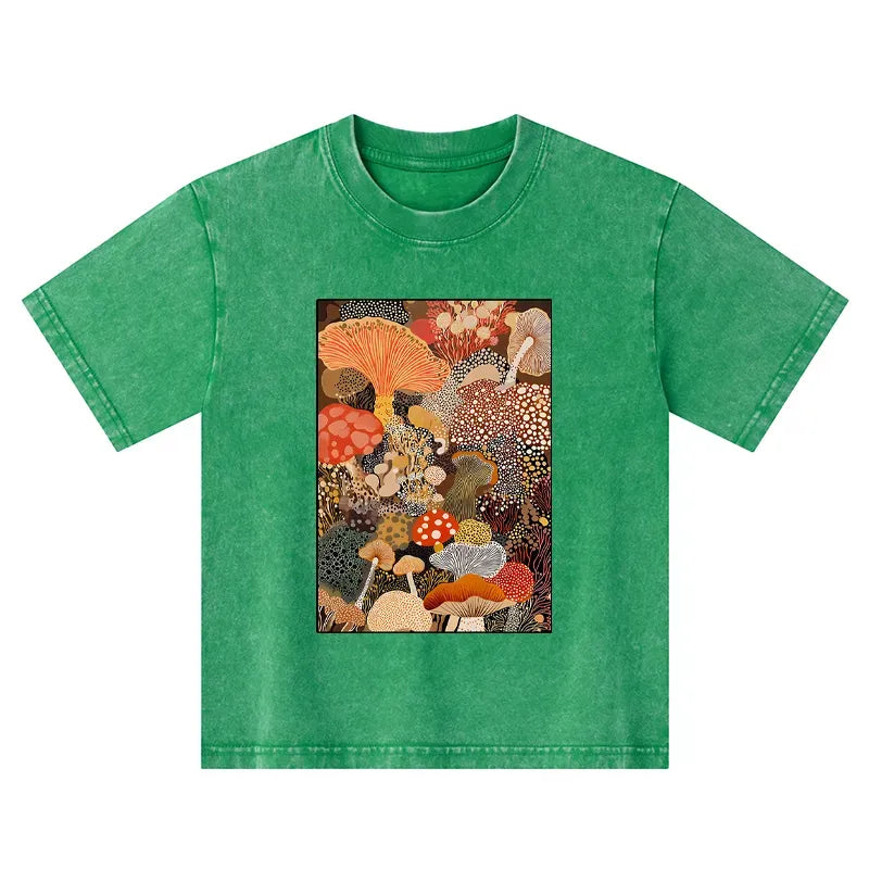 vintage ukiyo e washed tee for kids gift idea