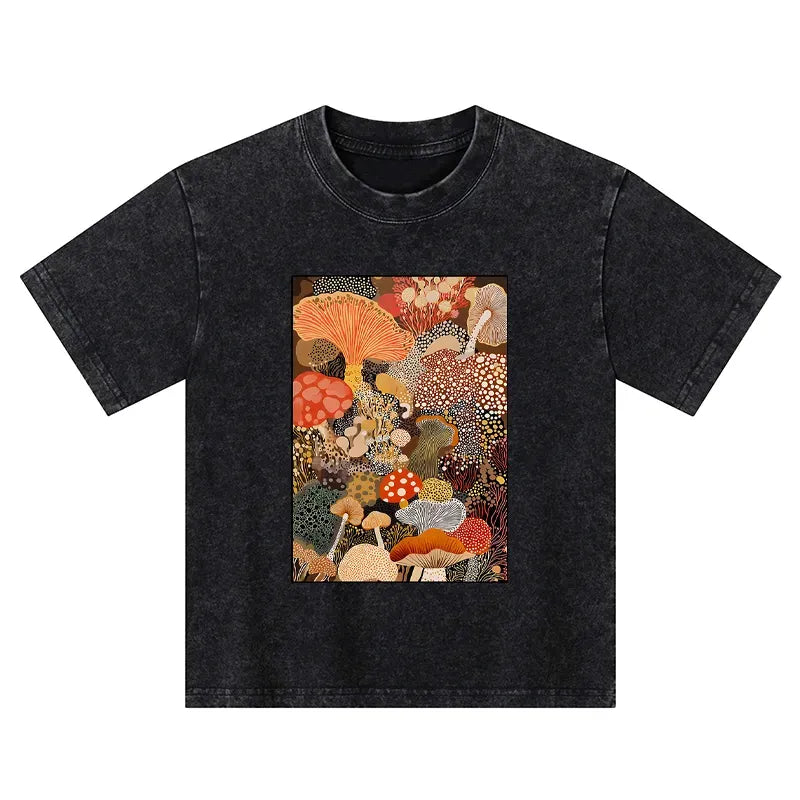 vintage ukiyo e washed tee for kids gift idea