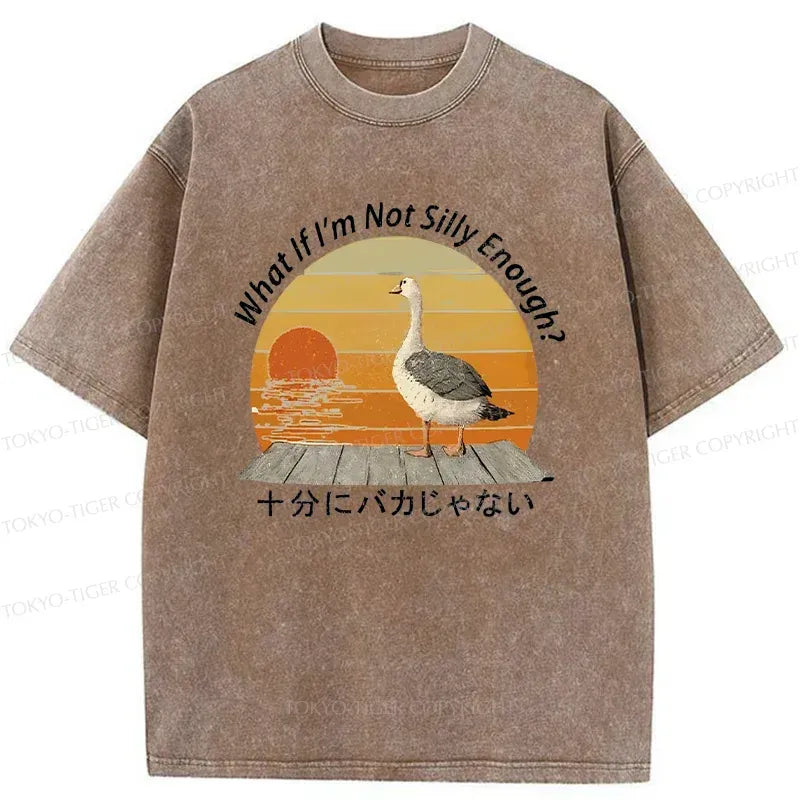 Japanese Vintage Washed T-Shirt for Daily Wear