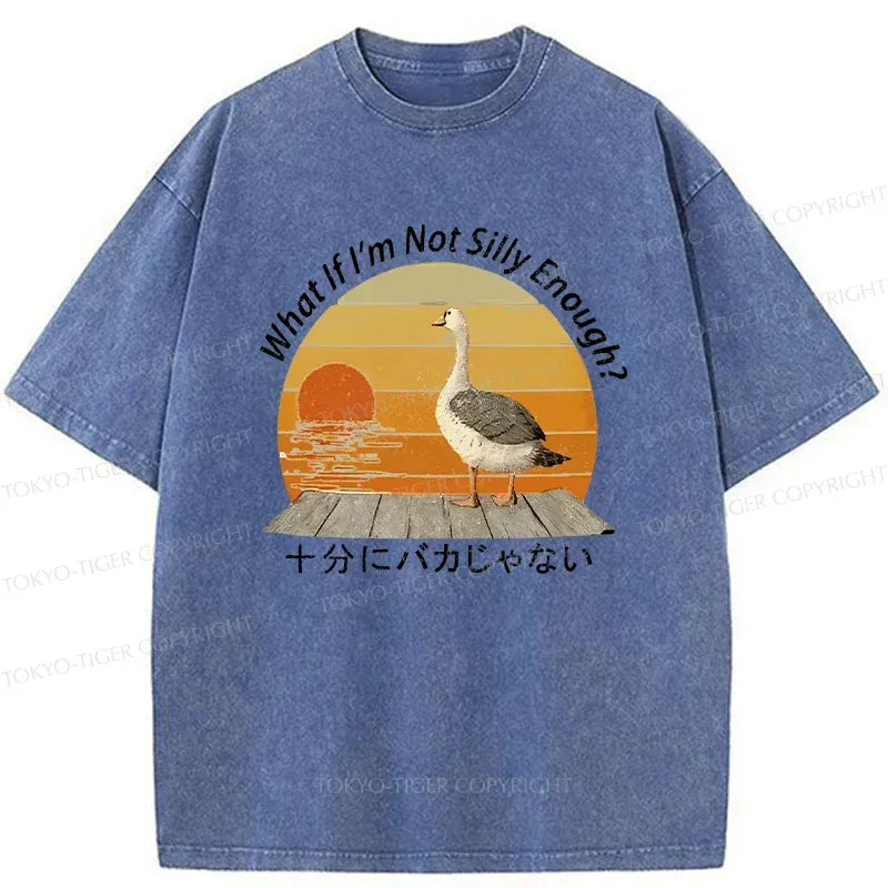 Japanese Vintage Washed T-Shirt for Daily Wear
