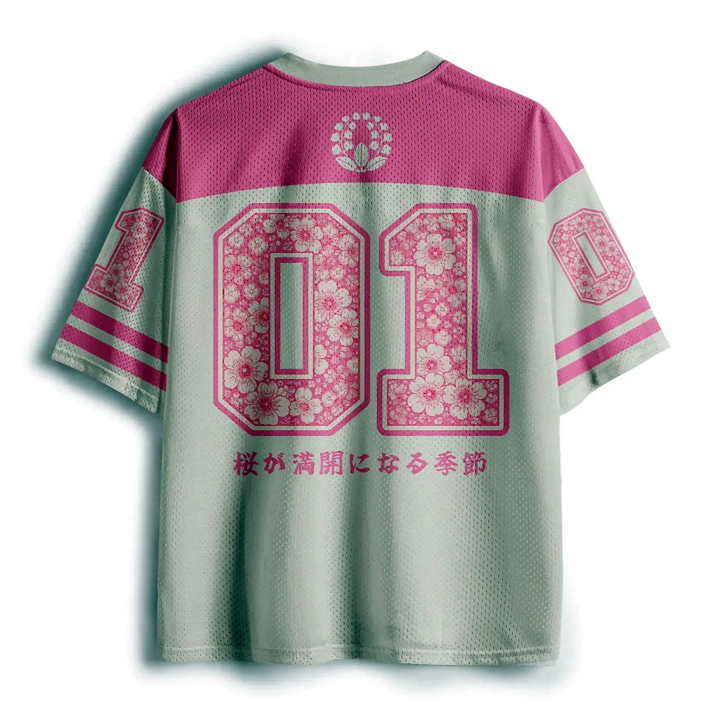 Kyoto Lion Sakura Mesh Jersey for Vacation