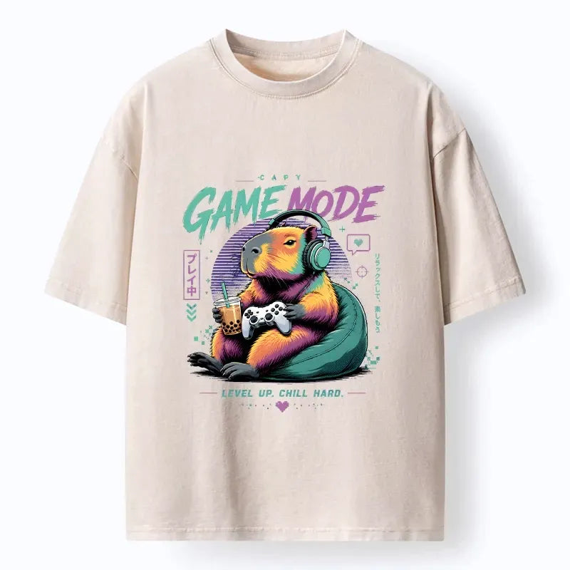capybara playing video games casual wear