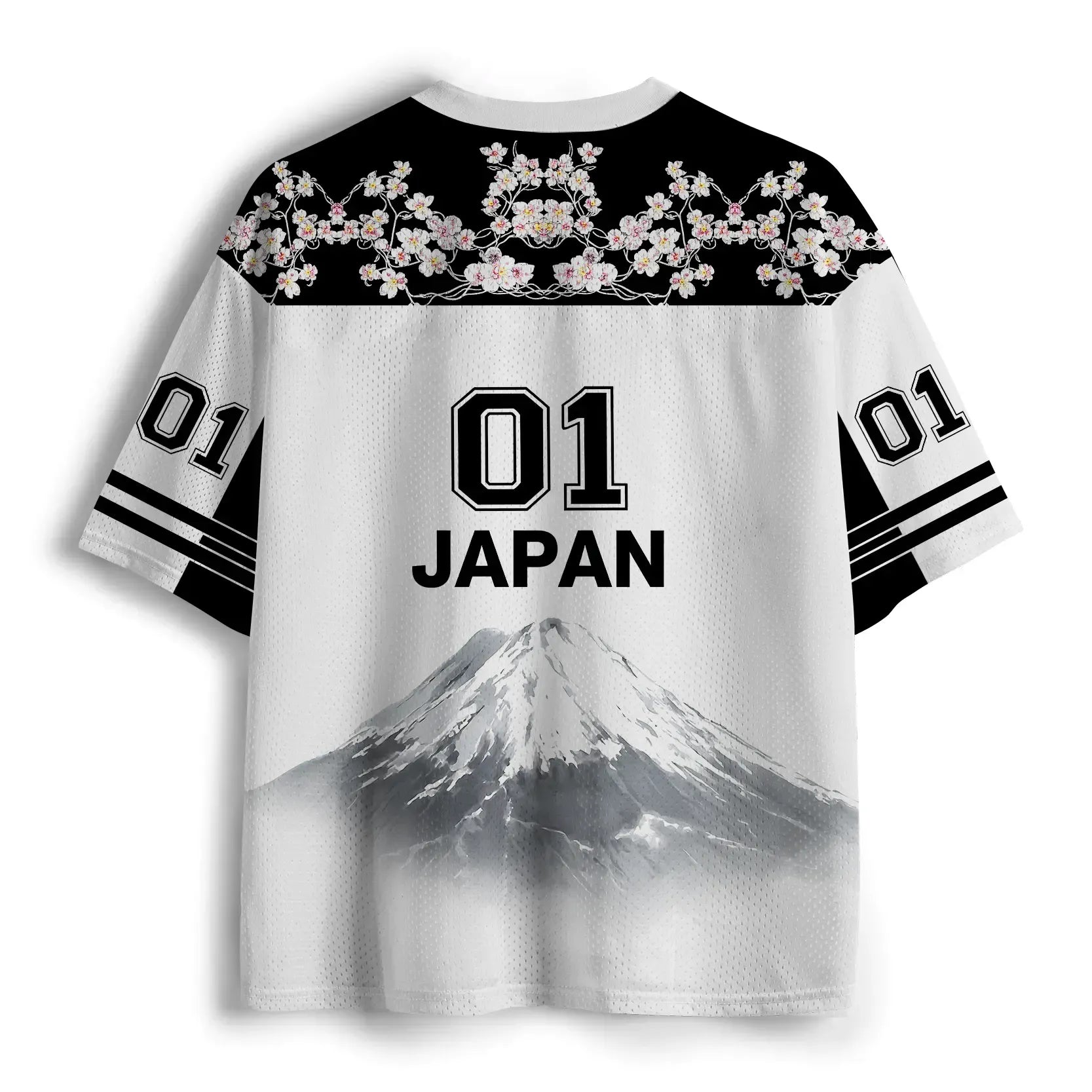 Japanese Kanji Mesh Jersey for Sports