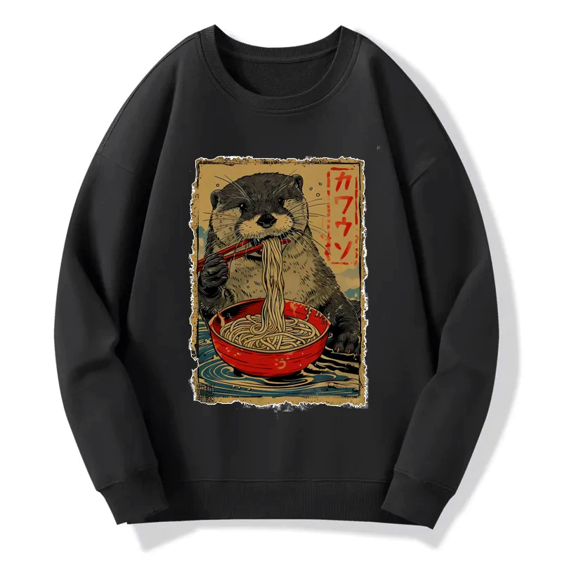 kyoto lion ramen sweatshirt free shipping