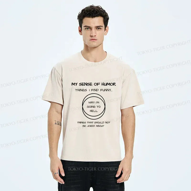 Japanese Kyoto-Lion washed t-shirt for streetwear
