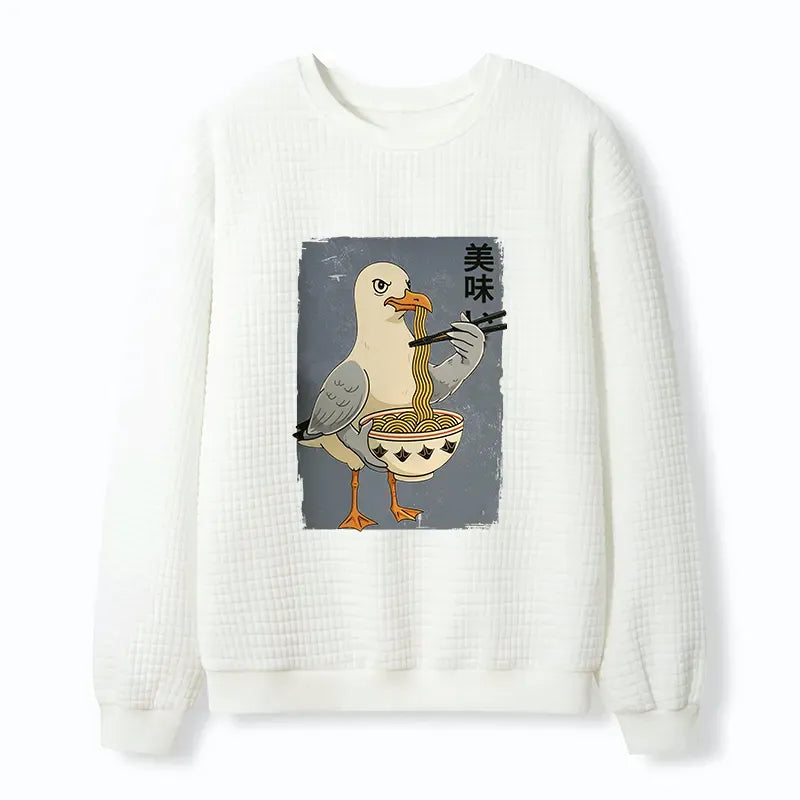 Ramen Pigeon Sweatshirt Gift Idea