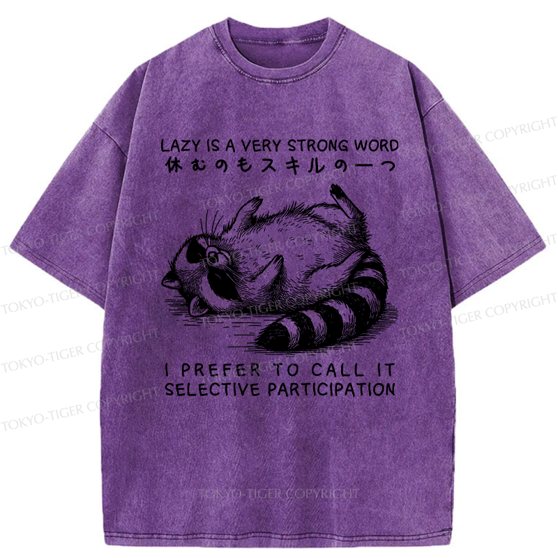 Kyoto Lion Washed Unisex T-Shirt
