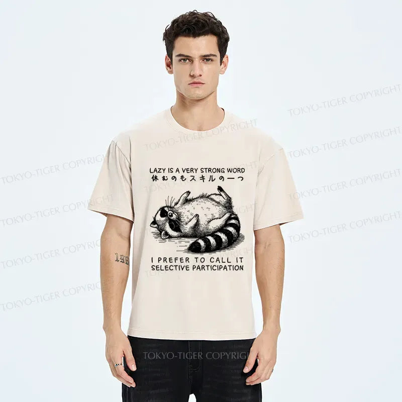 Kyoto Lion Washed Unisex T-Shirt