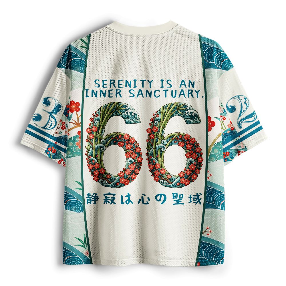 Kyoto-Lion Zen Capybara Japanese Mesh Jersey