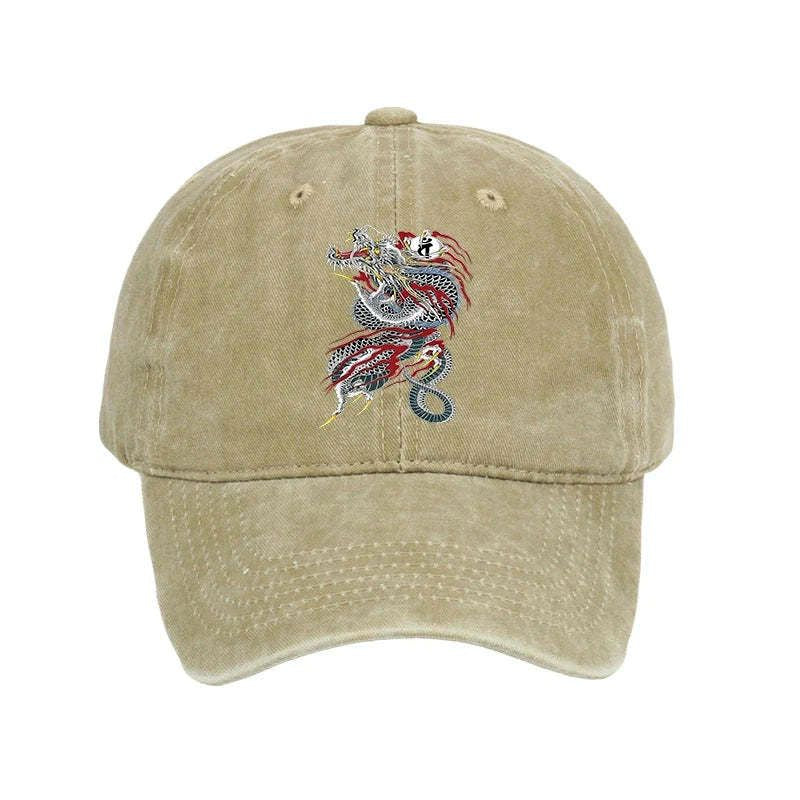 Kyoto-Lion Dragon of Dojima Washed Cap
