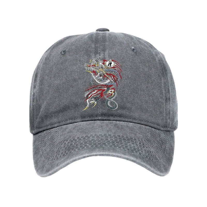 Vintage wash cap for daily wear