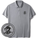 Japanese Dragon Totem Polo Shirt for Daily Wear