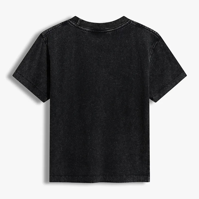 Kyoto-Lion Focused Samurai Frog Women's Washed T-shirt