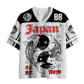 Kyoto-Lion Vintage Tokyo Sakura And Koi Mesh Jersey