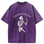 Japanese Vintage Washed Skeleton T-Shirt