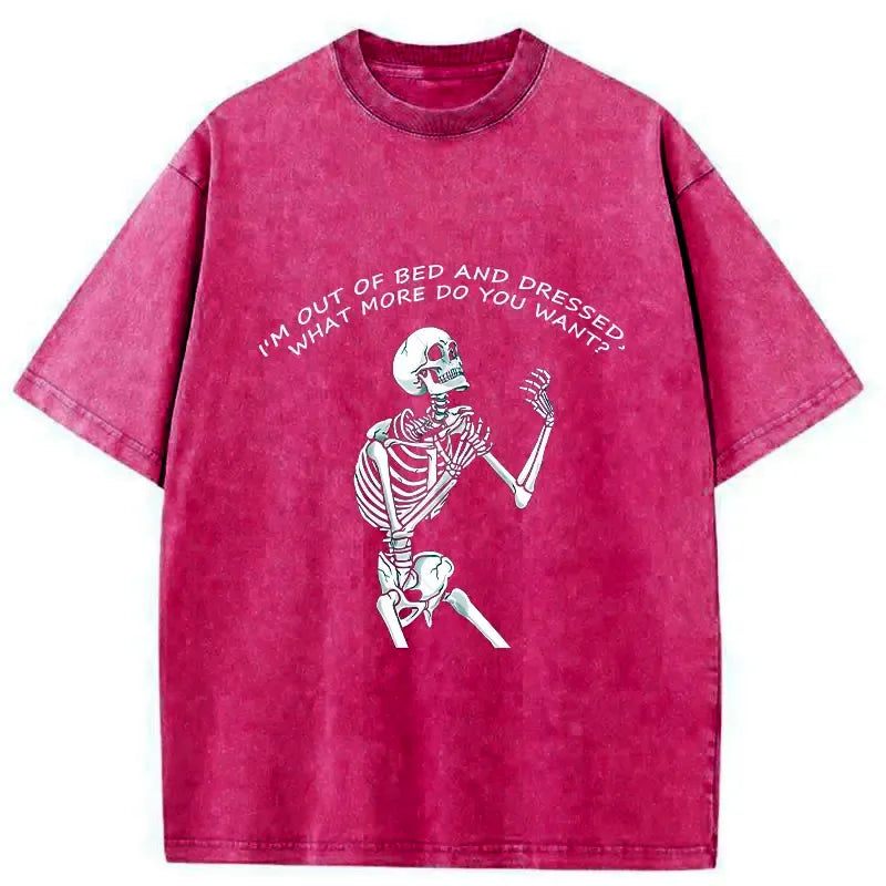 Japanese Vintage Washed Skeleton T-Shirt