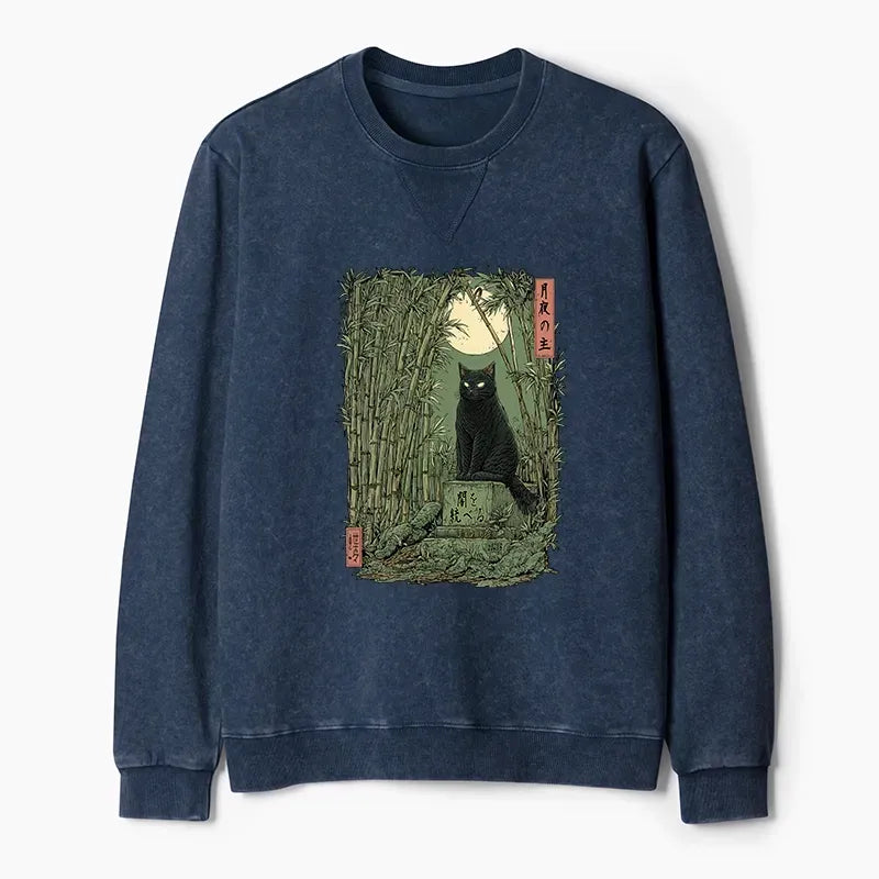 Bamboo Forest Ukiyo-e Sweatshirt for Summer