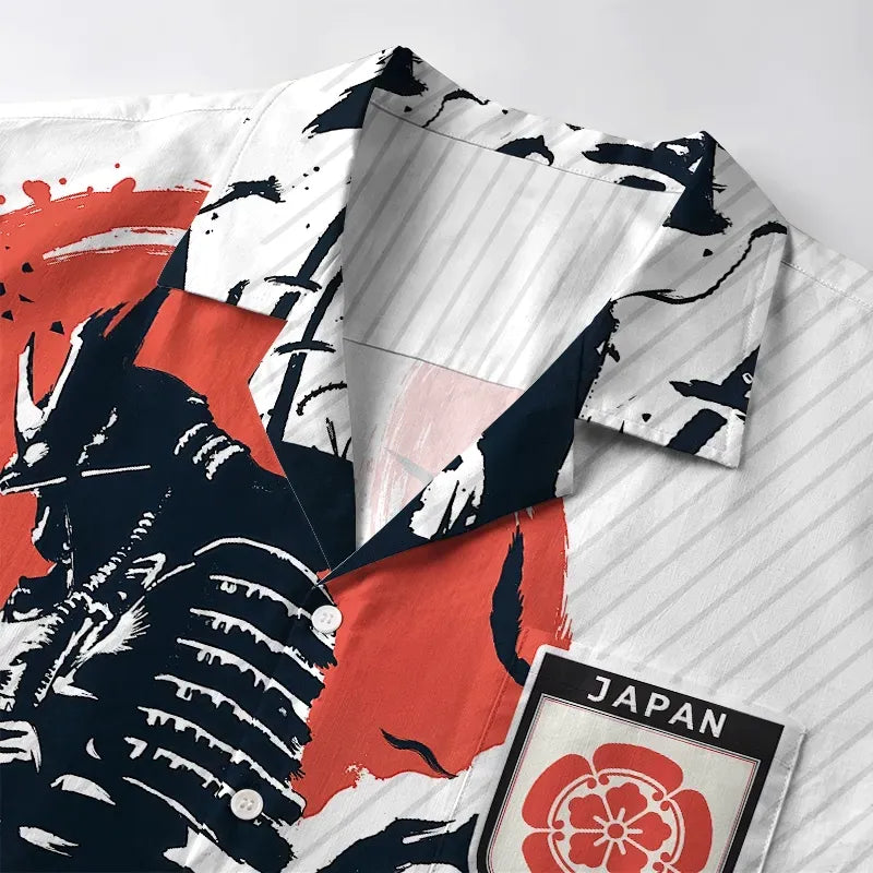 Kyoto-Lion Samurai On The Battlefield Aloha Hawaiian Shirt