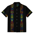 Japanese Skull Button-up Shirt for Streetwear