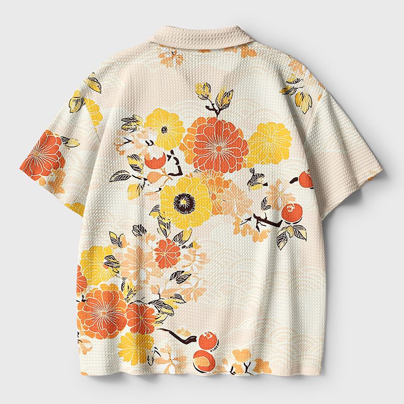 Unisex Crochet Polo for Vacation