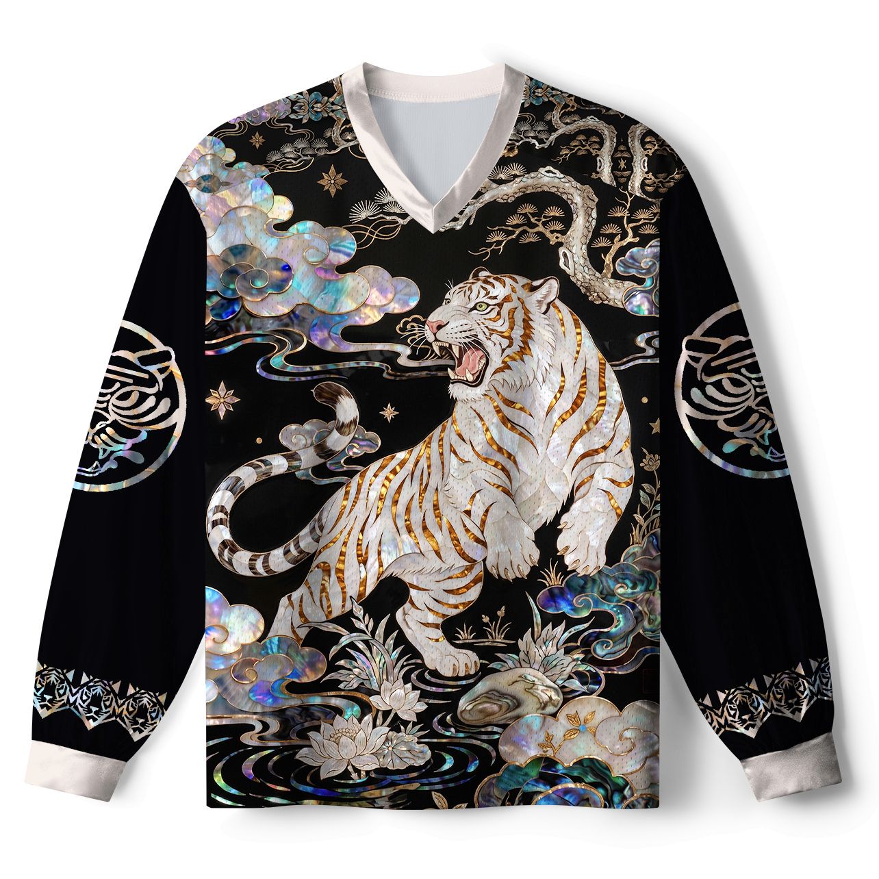 Celestial Tiger Rising Paneled Jersey for Daily Wear