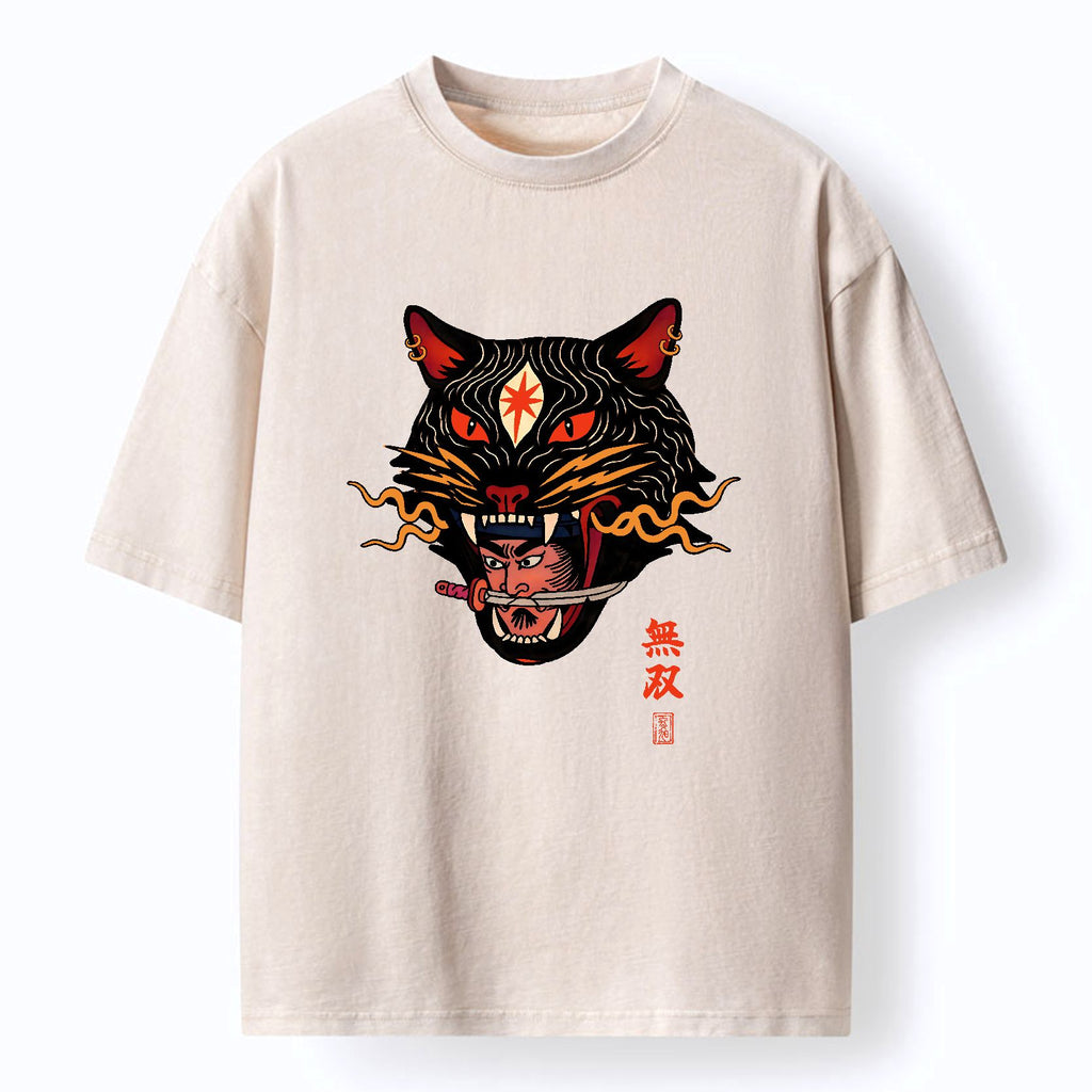 Kyoto-Lion The Unrivaled Beast Washed T-Shirt
