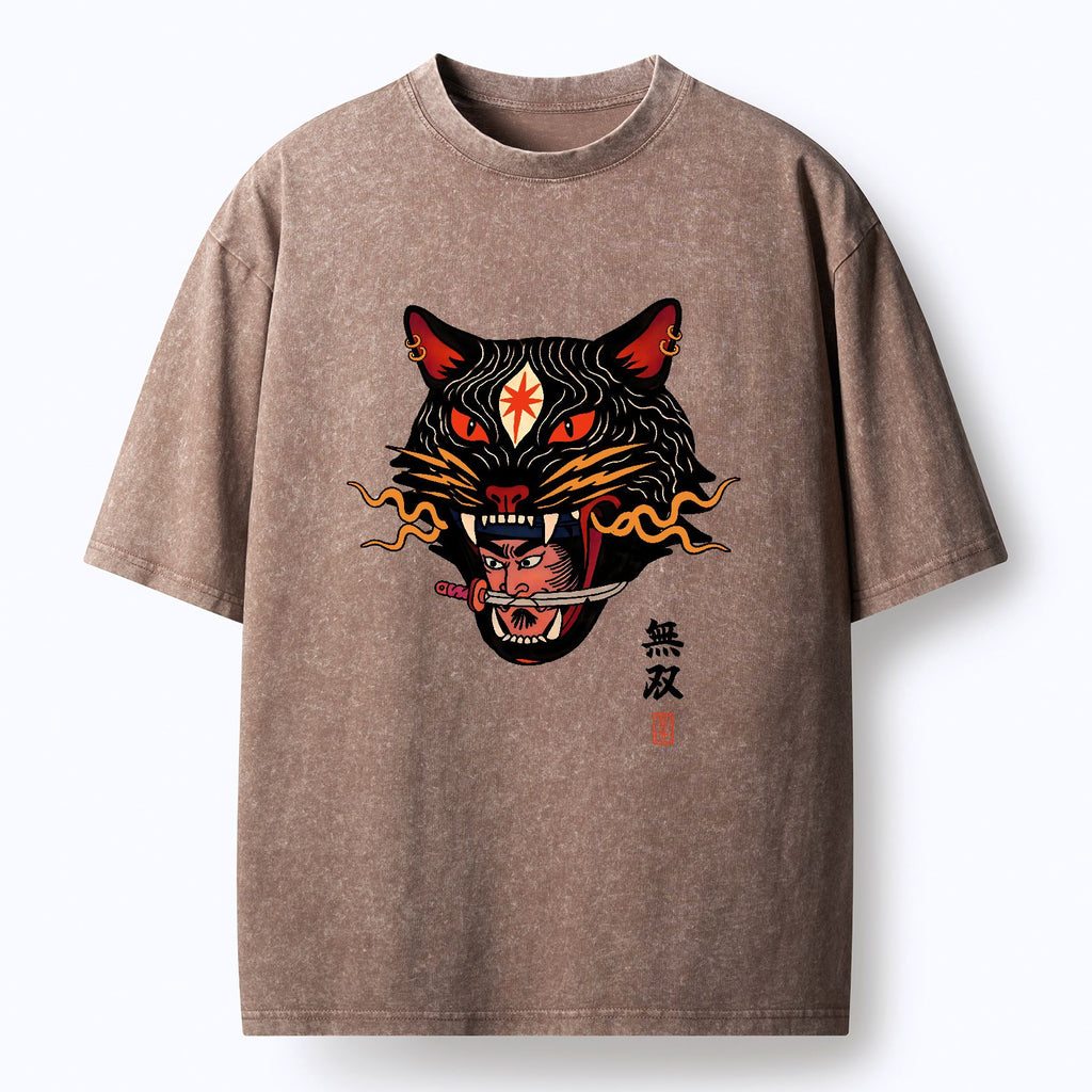 Japanese lion t-shirt for daily wear