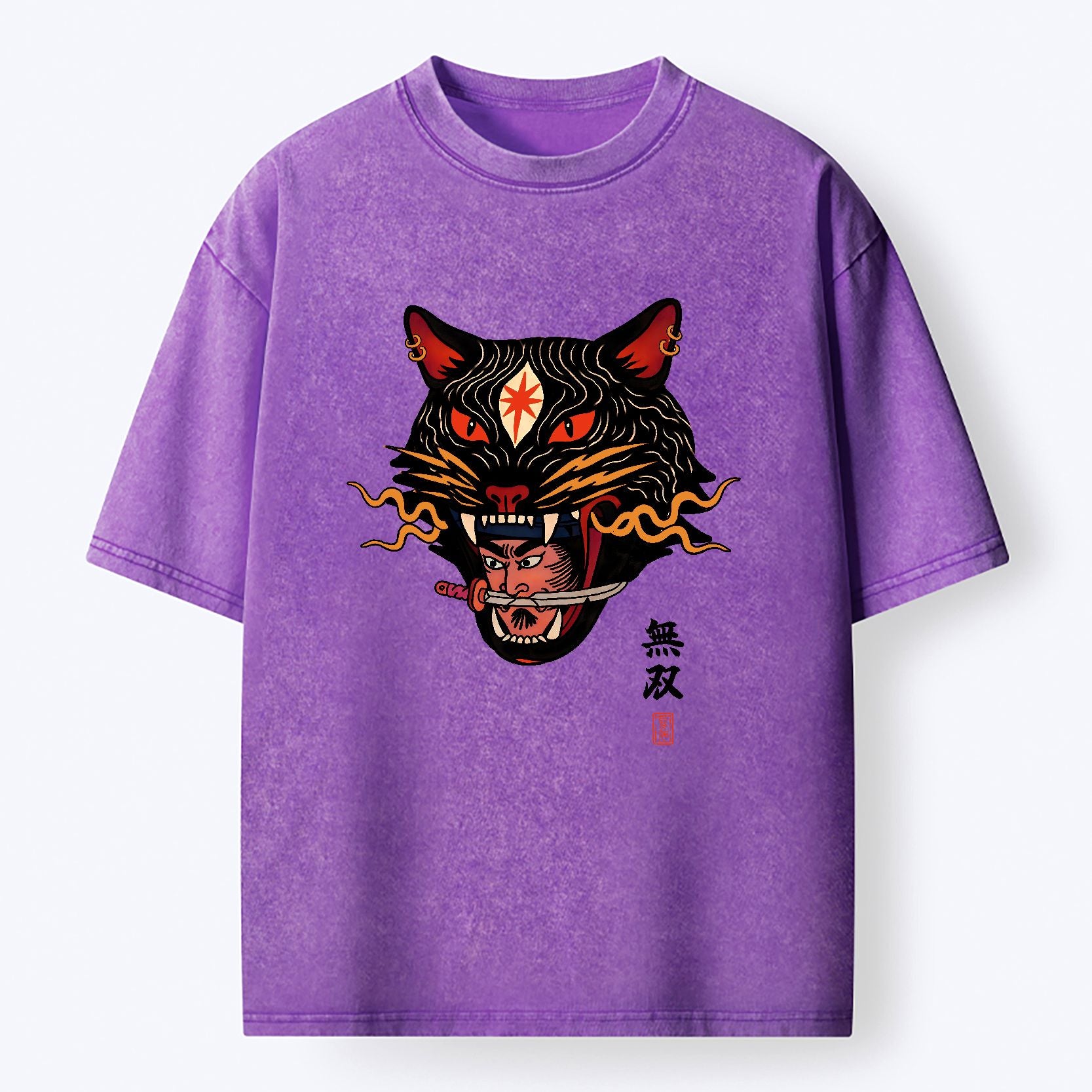 Vintage Kyoto lion washed t-shirt
