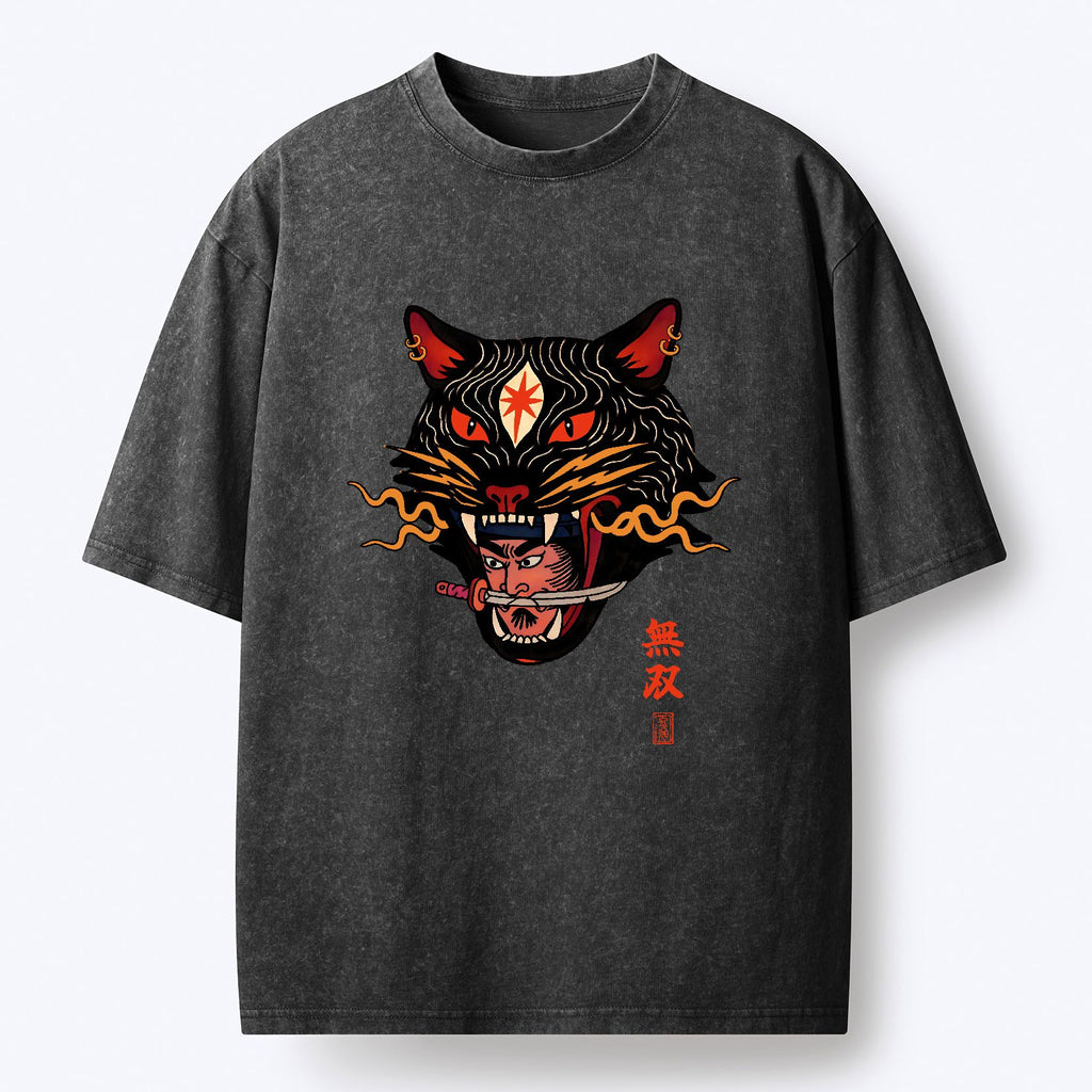 Kyoto-Lion The Unrivaled Beast Washed T-Shirt