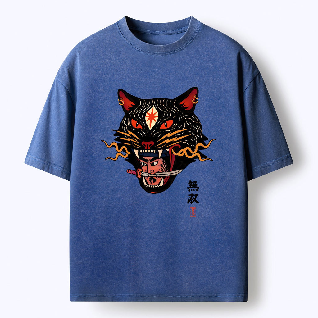 Japanese lion t-shirt for daily wear