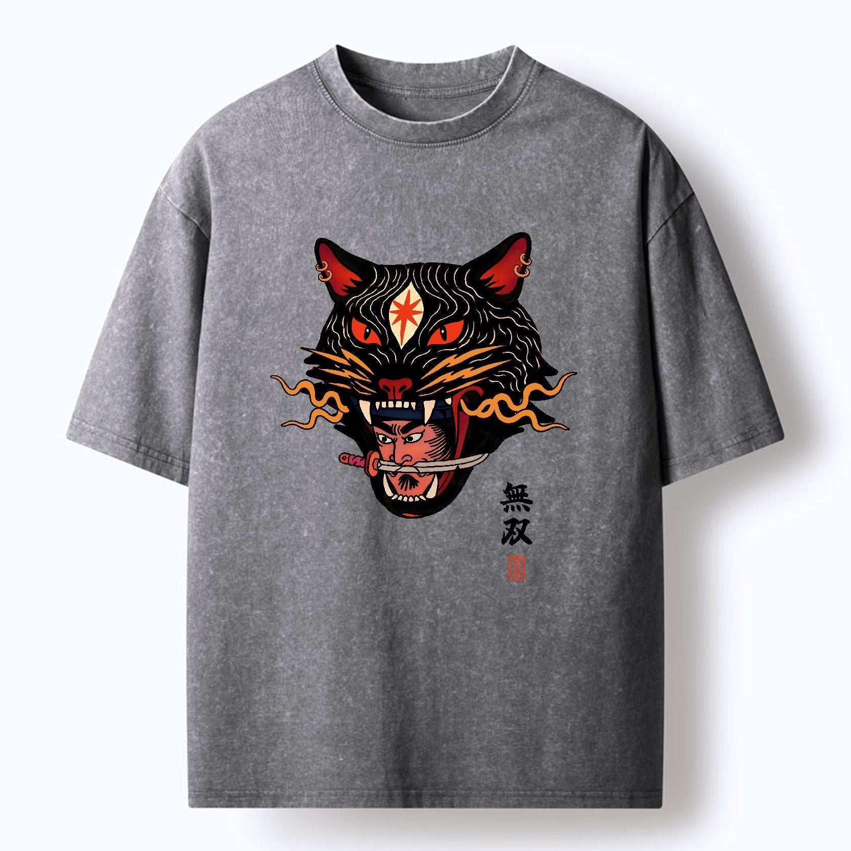 Vintage Kyoto lion washed t-shirt