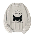 japanese cat washed sweatshirt best seller