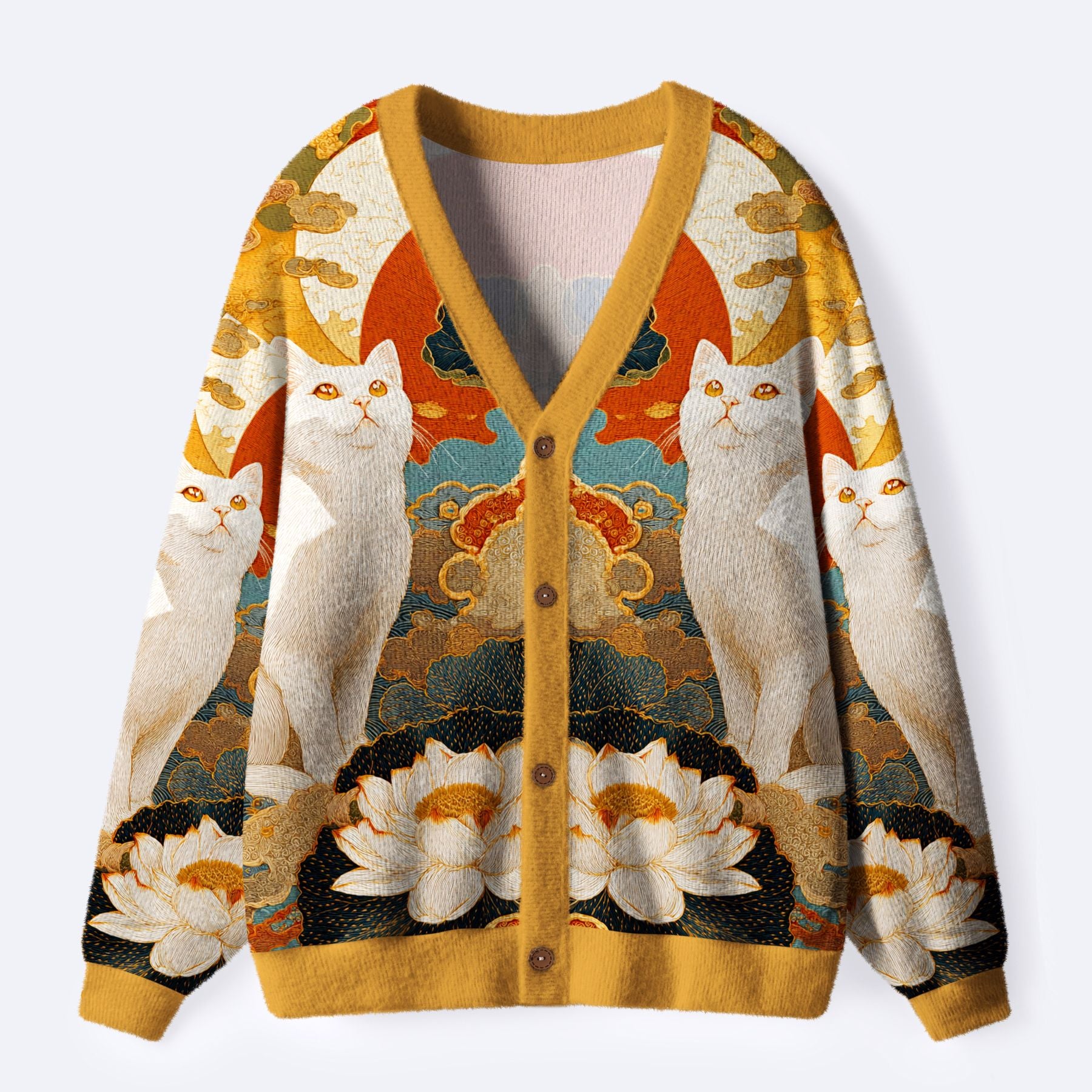 Vintage Kyoto Dragon Cardigan for Vacation