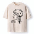 Kyoto-Lion Brain Full Of Cats Washed T-Shirt