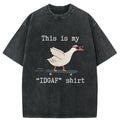 Unisex Washed Cotton T-Shirt with Japanese Art
