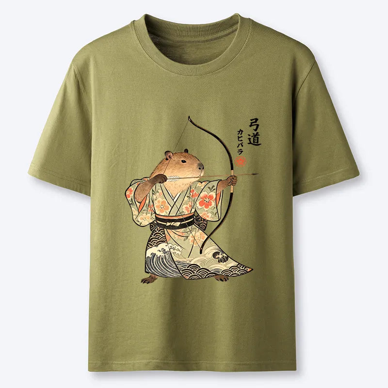 Kyoto-Lion Capybara Archery Classic T-Shirt