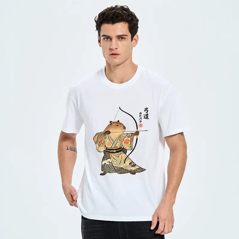 Kyoto-Lion Capybara Archery Classic T-Shirt