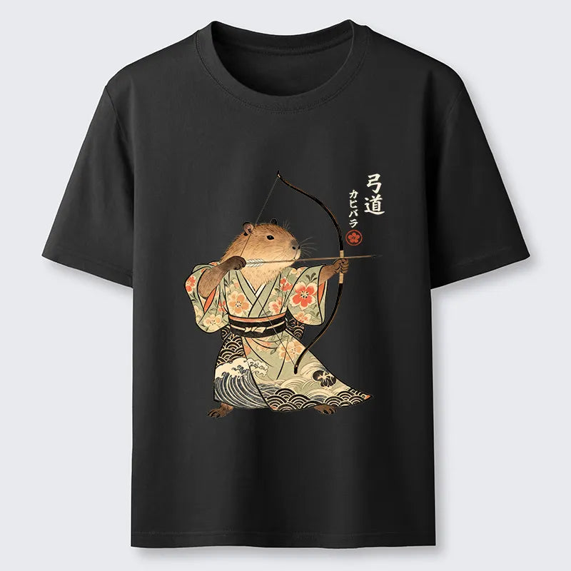 Kyoto-Lion Capybara Archery Classic T-Shirt